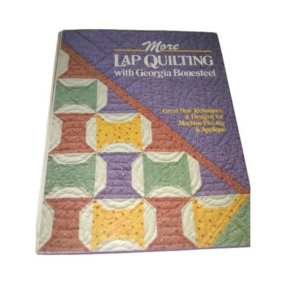 Lap Quilting and More Lap Quilting Hardcover Books By Georgia Bonesteel - Picture 3 of 4